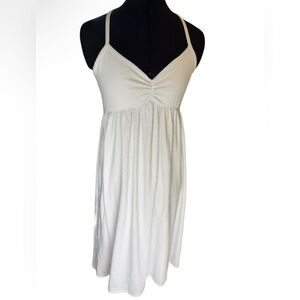 WHITE XS Sundry Tie-Back Halter Dress NWOT